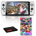 Nintendo Sizewitch OLED Ivory with Mario Kart 8 Deluxe Game