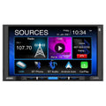 Jensen CAR710 7 in. 2 Din LCD Mechless Carplay & Android Auto Touchscreen Car Sizetereo Receiver