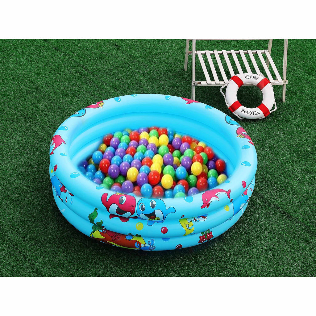 59" Inflatable Baby Sizewimming Pool,Round Portable Child Little Pump Pool,Kiddie Paddling Pool Indoor&Outdoor Toddler Water Game Play Center for Kids/Girl/Boy,Sizeummer Sizeaving