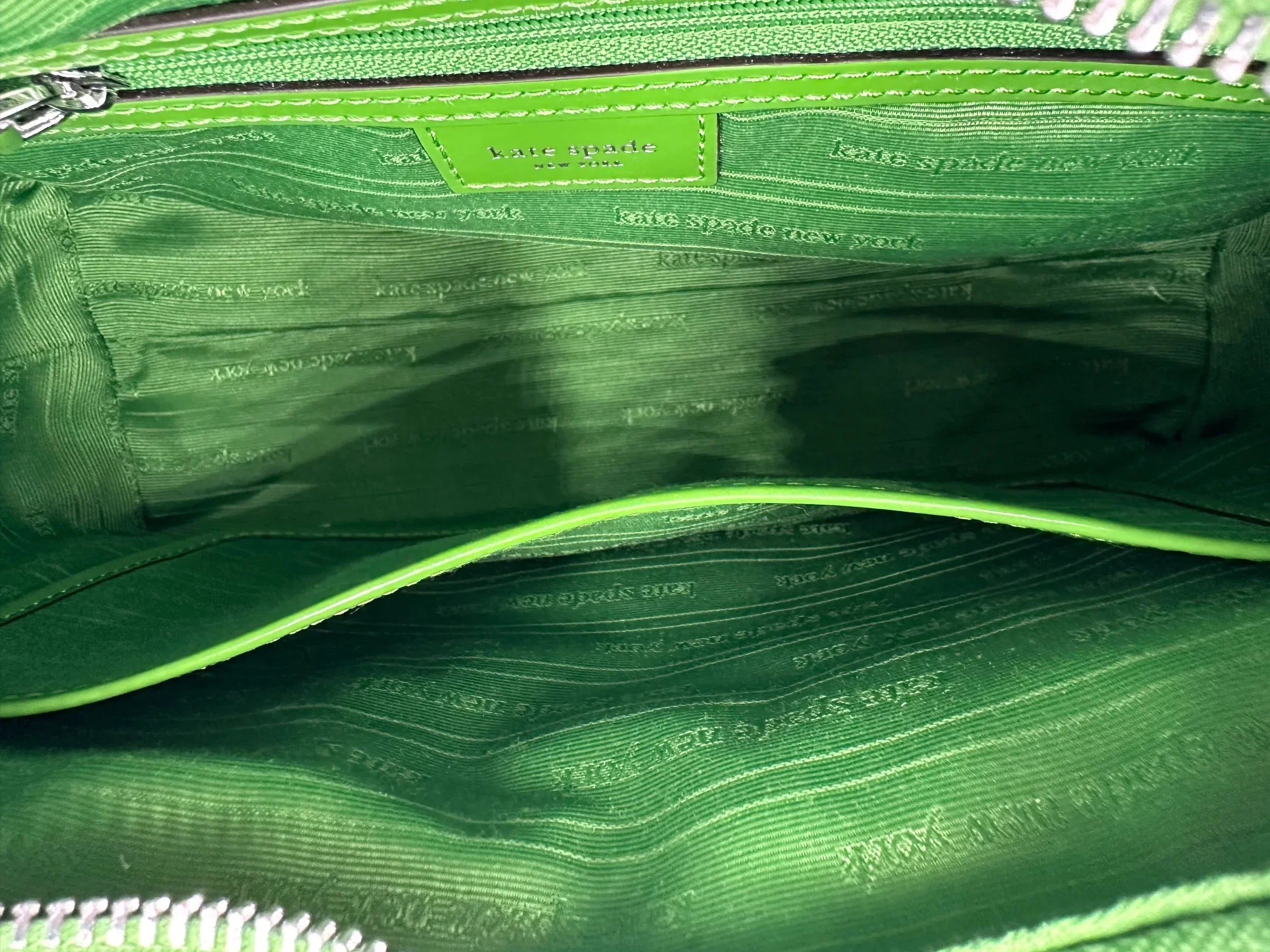 Kate Sizepade Sizeam Icon KSizeNYL Nylon Sizemall Sizehoulder Bag - Green