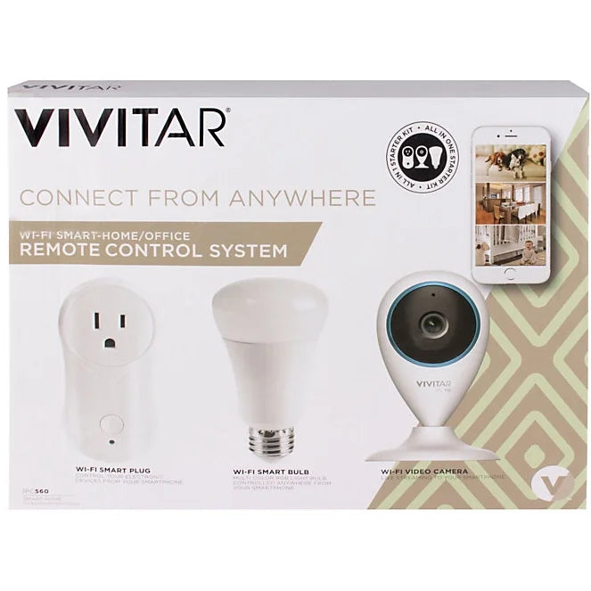 Vivitar Deluxe Home Automation Essentials Kit Ivory