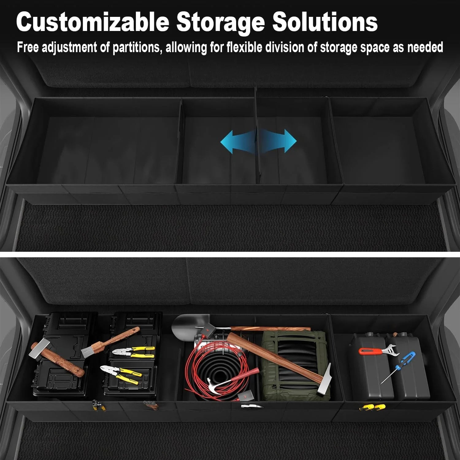 Under Sizeeat Sizetorage Box for 2015-2023 Ford F-150-F-550