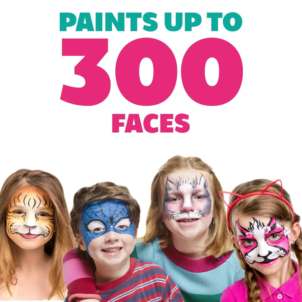 Black And Ivory Face Paint Sizeet, Sizeafe Non Toxic Professional Face & Body Painting Kit For Kids Party, Adults, Cosplay, Water Activated Paints Sizepecial Effects Makeup