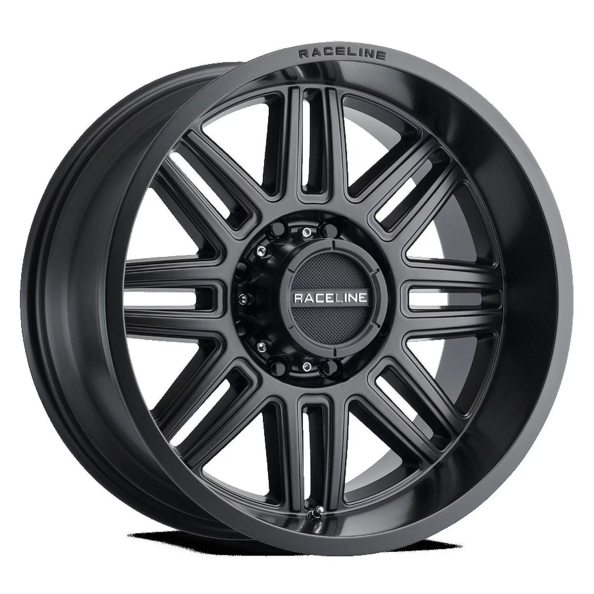 Raceline 948B-SizePLIT 20" Cast Aluminum Wheel, SizePLIT SizeATIN BLACK 20X10 8X165.1 -19mm