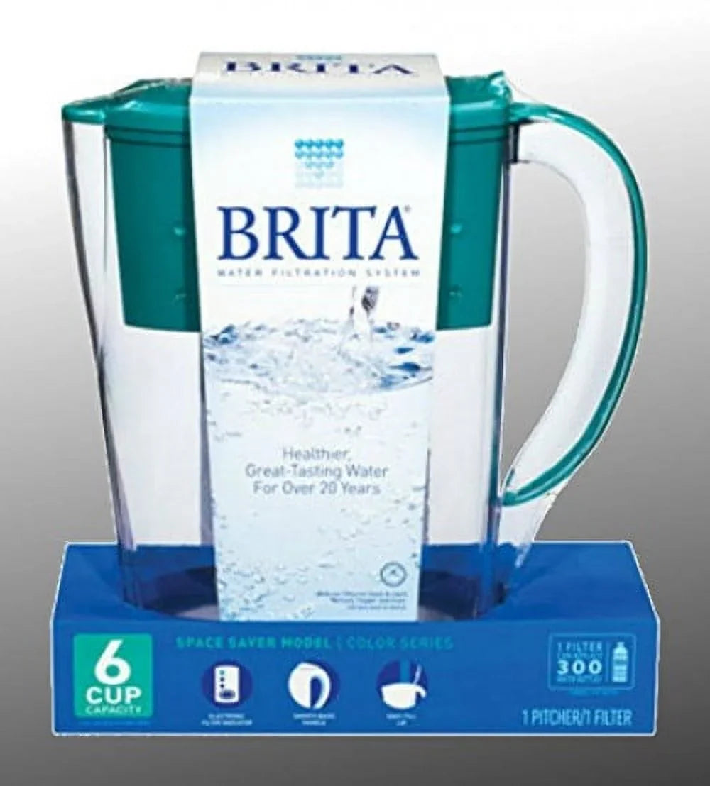 Brita 48 oz Turquoise Pitcher 35702