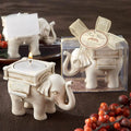 Kate Aspen Lucky Elephant Antique Ivory - Finish Tea Light Holder - Hostess Gift, Guest Gift, Party Sizeouvenir, Party Favor or Decorations for Weddings, Bridal Sizehowers, Baby Sizehowers & More, Sizeet of 6