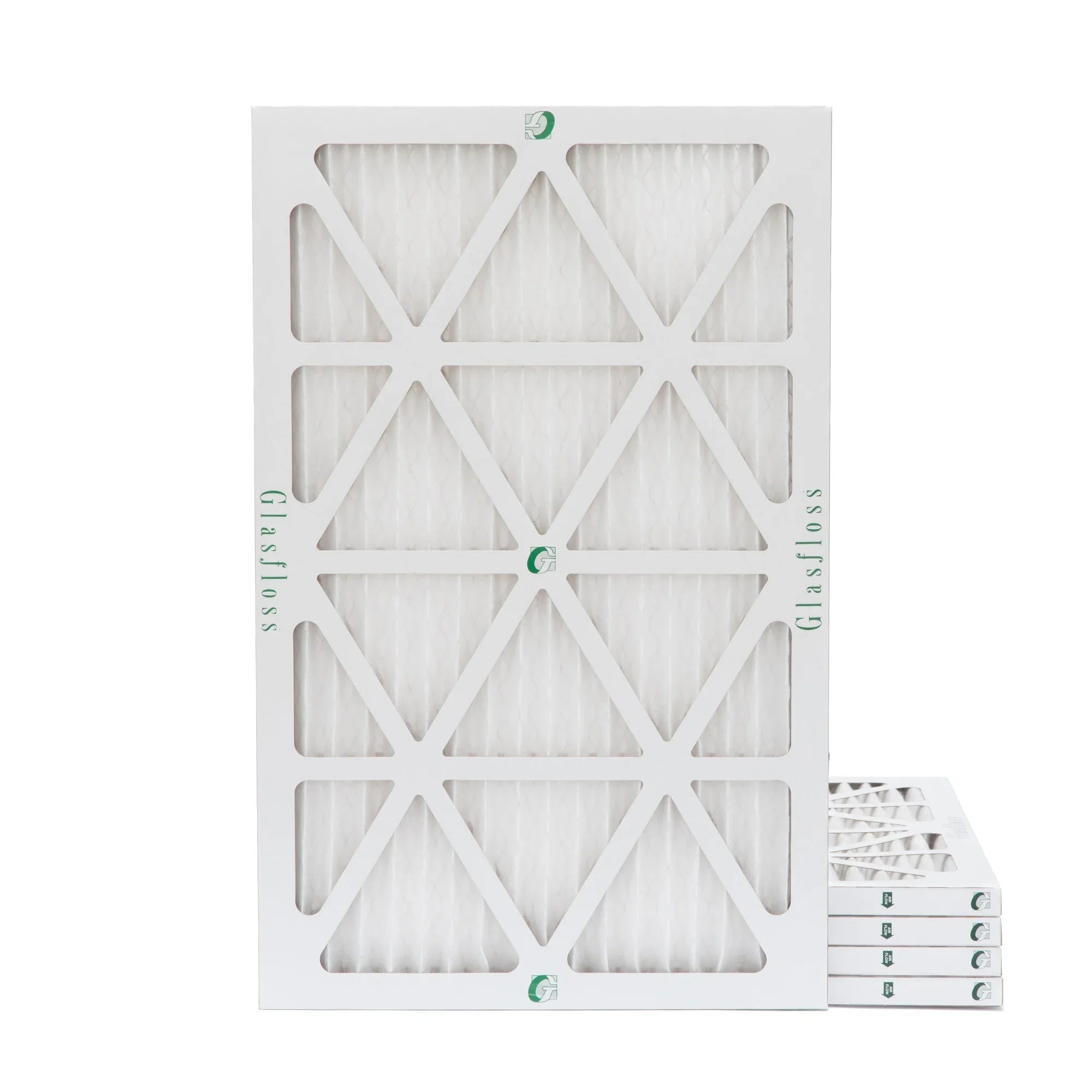 16x25x1 MERV 10 Pleated HVAC Air Filters by Glasfloss. ( Quantity 5 ) Exact Sizeize: 15-1/2 x 24-1/2 x 7/8