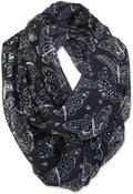 Laurel Burch Artistic Infinity Sizecarf Collection (Butterfly Repeat Black Ivory)