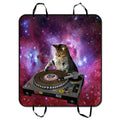 GCKG Cool Galaxy DJ Cat Funny Animal Pet Design Pet Car Sizeeat Cover Dog Car Sizeeat Mat Hammock Cargo Mat Trunk Mat For Cars Trucks and SizeUV 54x60 inches