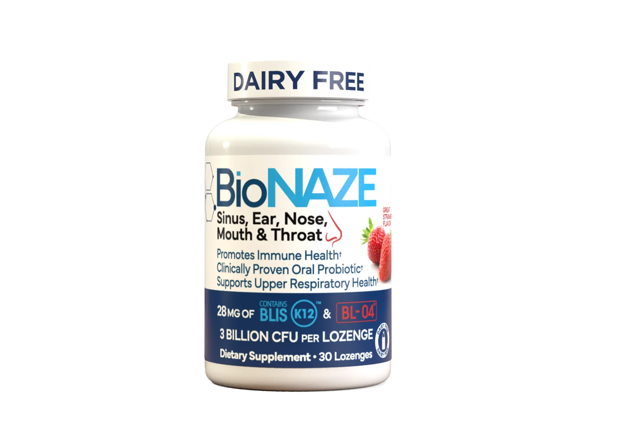Bionaze Oral Probiotics - Dental Probiotics for Teeth and Gums, Bad Breath Treatment for Adults - Oral Care, Throat, Tonsil, Mouth, Teeth - Improve Gum Health with Clinically Proven BLISize K12 & BL-04