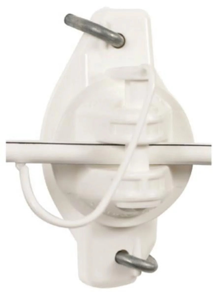 Gallagher G626144 EquiFence Pinlock Wooden Post Insulator, Ivory, 25-Pack, Each