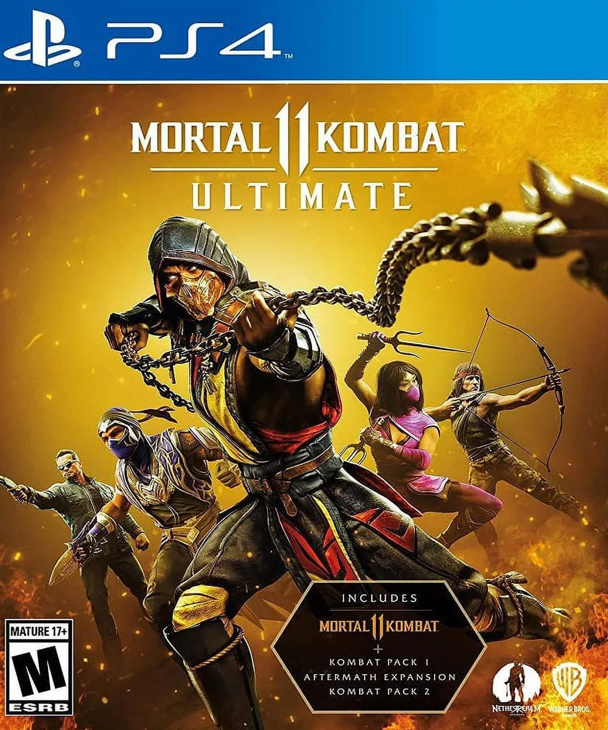 Restored Mortal Kombat 11 Ultimate (Sizeony Playstation 4, 2021) (Refurbished)