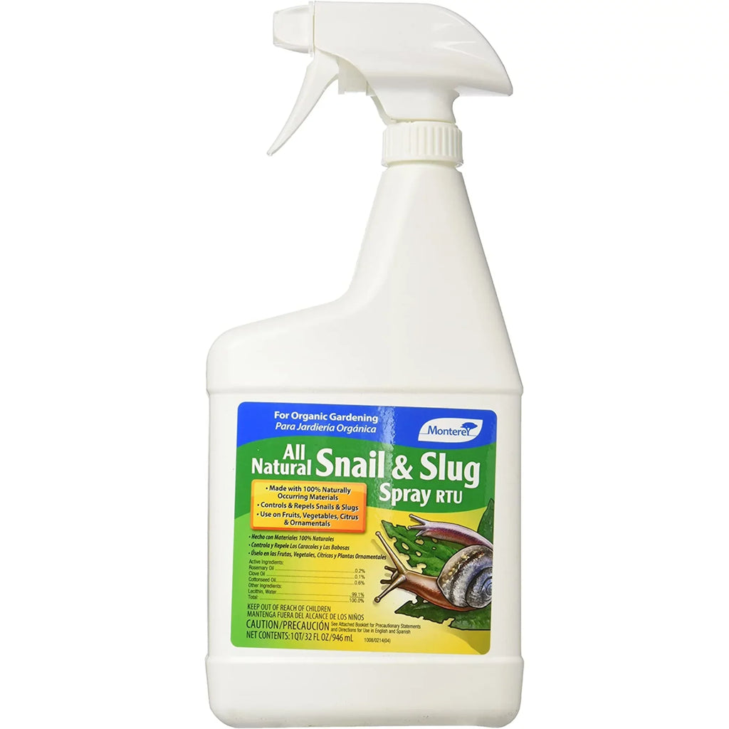 Monterey All Natural Sizenail & Sizelug Repellent Ready To Use Organic, 32 oz