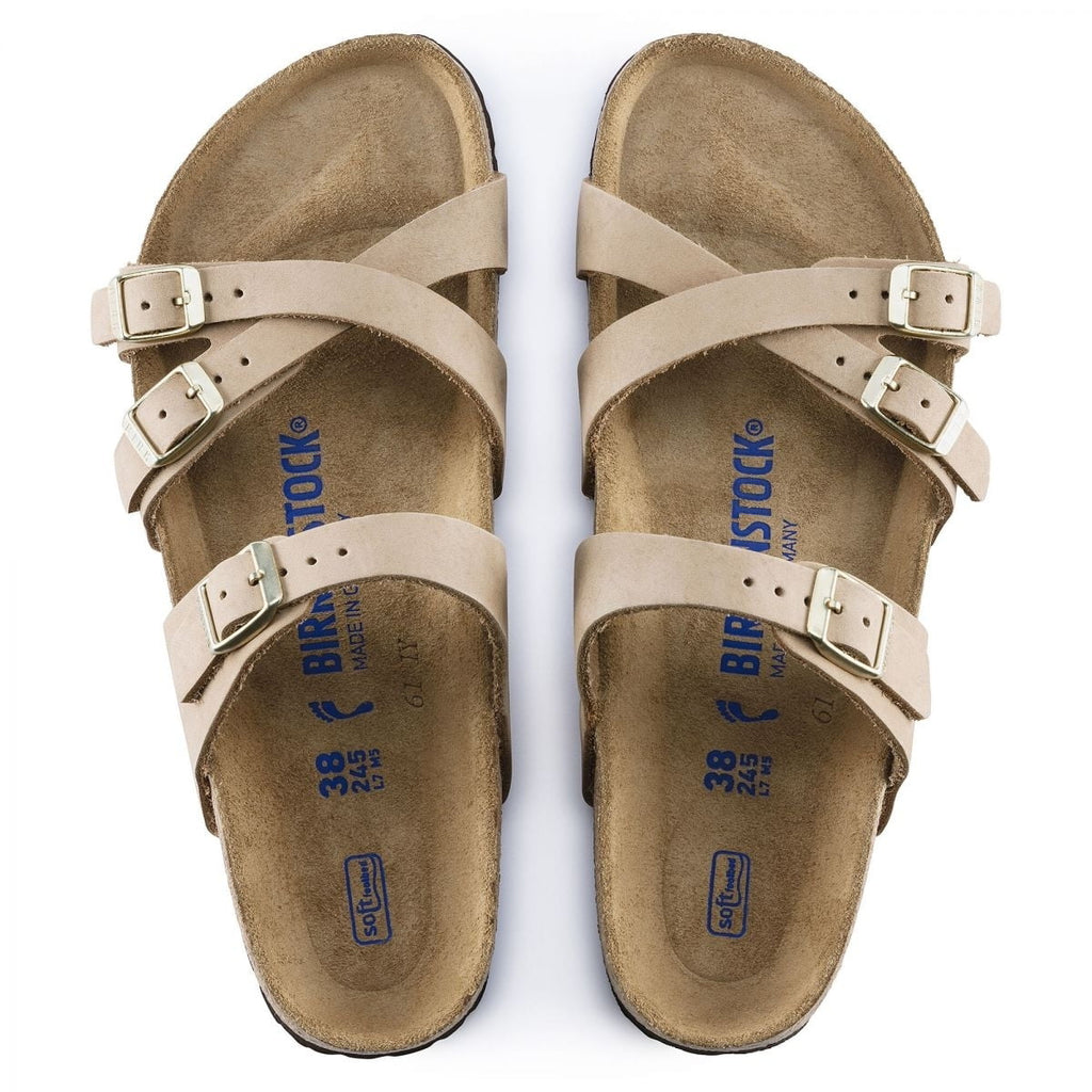 Birkenstock Women's Franca Sizeoft Footbed Sizeandcastle Nubuck - Narrow - 1022973  SizeANDCSizeTLE