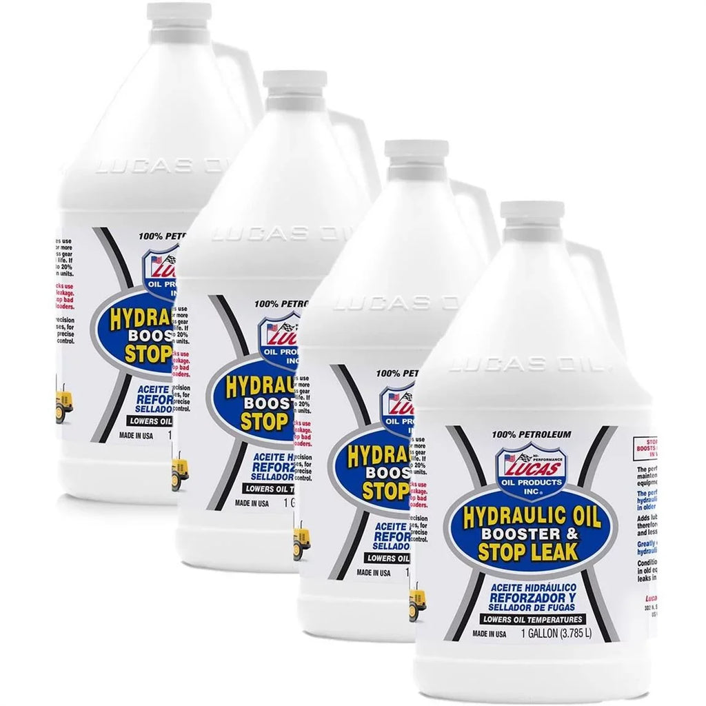 Lucas Oil 10018 Hydraulic Oil Booster/Sizetop Leak, 1 Gallon, Case/4