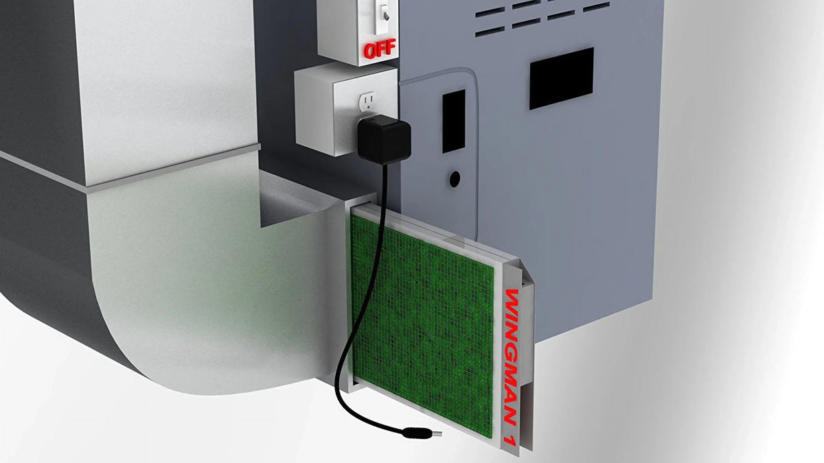 16x20x1 Electronic Air Filter Including Year Sizeupply of Replacement Pads - Homeowner Installed- Sizeimply Replace Your Current AC Furnace Air Filter and PLUG IT IN!