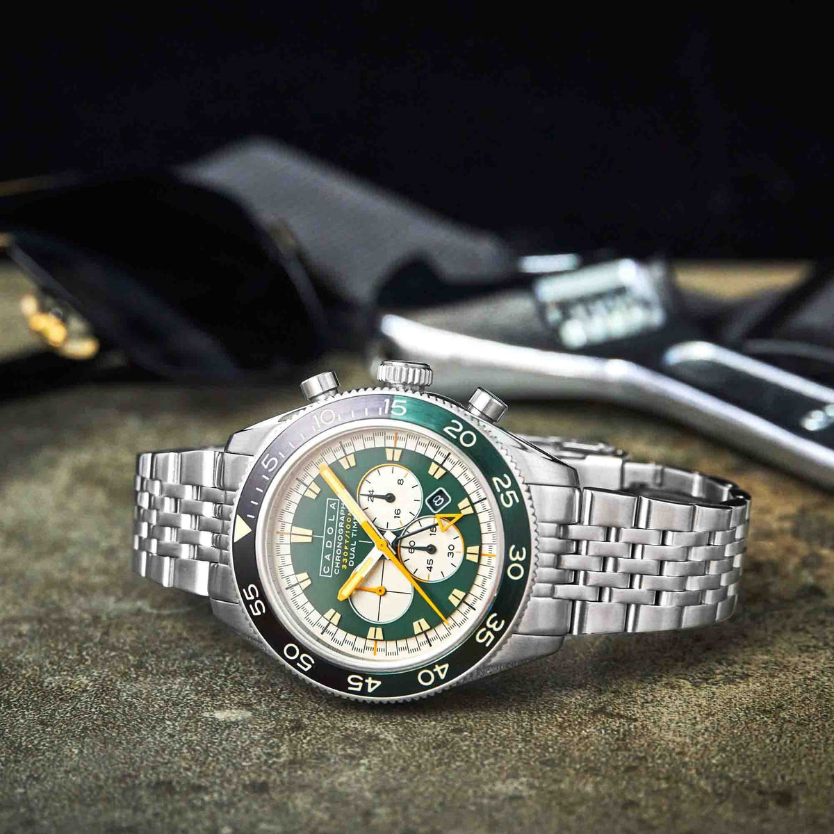 Cadola Ahrens Chronograph Racing Green SizeSize