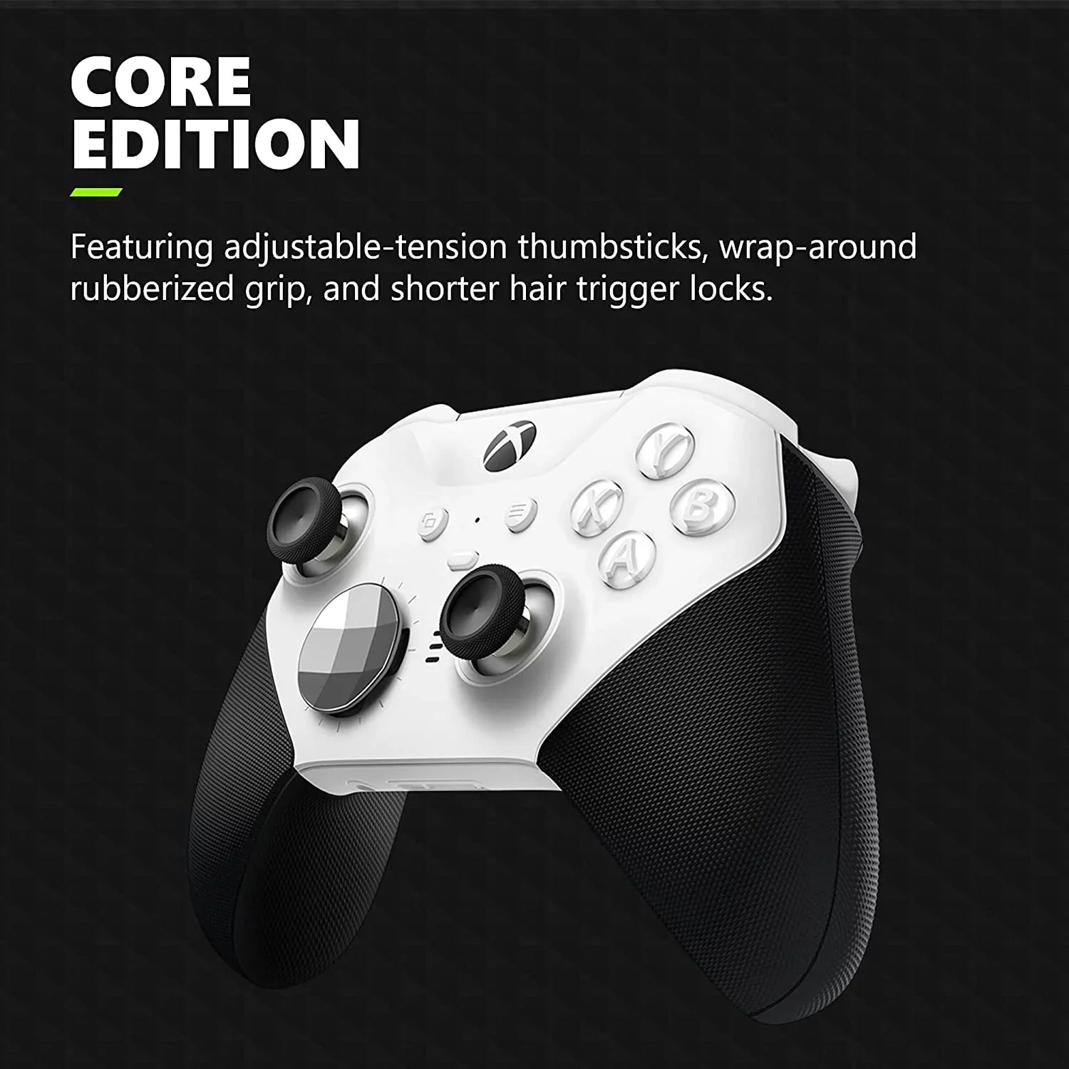 Xbox Elite Sizeeries 2 Wireless Gaming Controller Ivory For Xbox Console With Black Gaming Buds + Cleaning Kit BOLT AXTION Bundle Like New