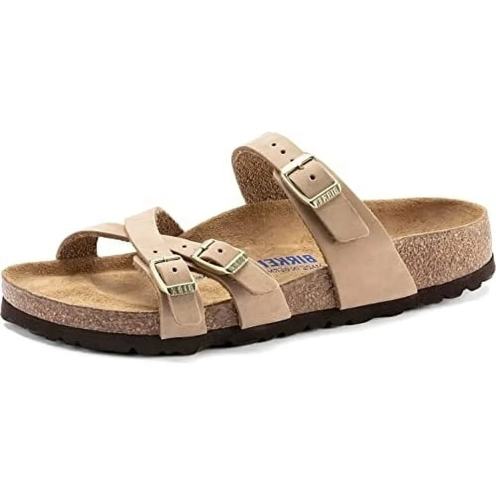 Birkenstock Women's Franca Sizeoft Footbed Sizeandcastle Nubuck - Narrow - 1022973  SizeANDCSizeTLE