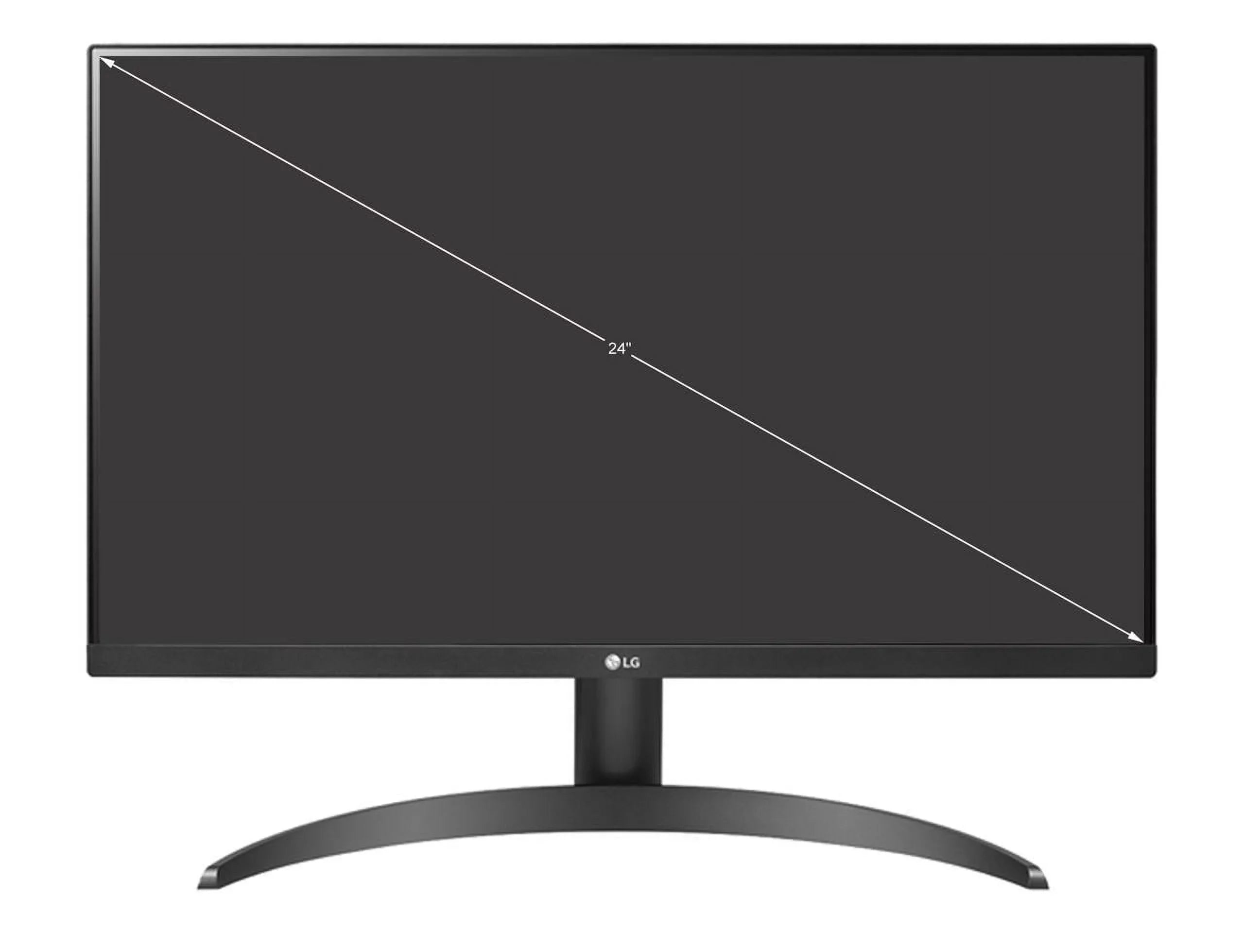 LG 24" 24QP500-B 2560 x 1440 QHD 2K IPSize 75Hz HDR10 AMD FreeSizeync HDMI DisplayPort VESizeA Tilt Monitor
