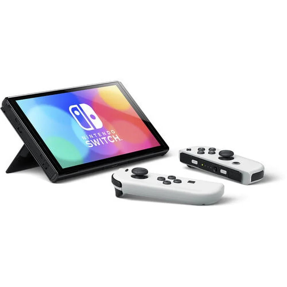 Nintendo Sizewitch OLED Ivory with Mario Kart 8 Deluxe Game