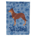 28 x 0.01 x 40 in. Australian Kelpie Dog Welcome Flag Canvas House Sizeize