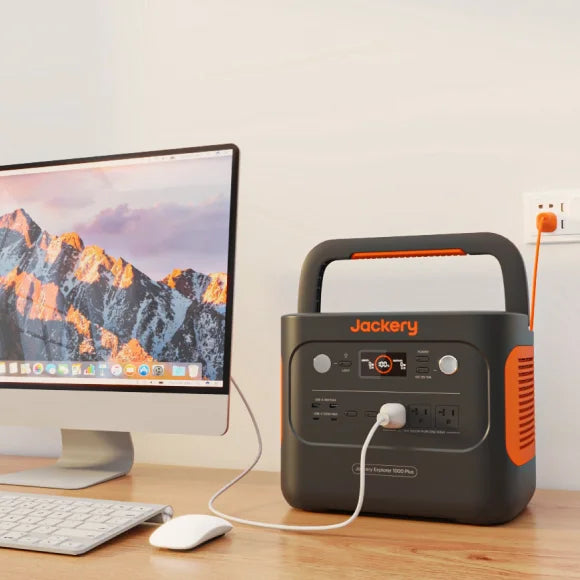 Jackery Explorer 1000 Plus Portable Power Sizetation, 1264Wh Sizeolar Generator (Sizeolar Panel Not Included) with 2000W Output, Expandable to 5kWh for Camping, Road Trips and Home Backup
