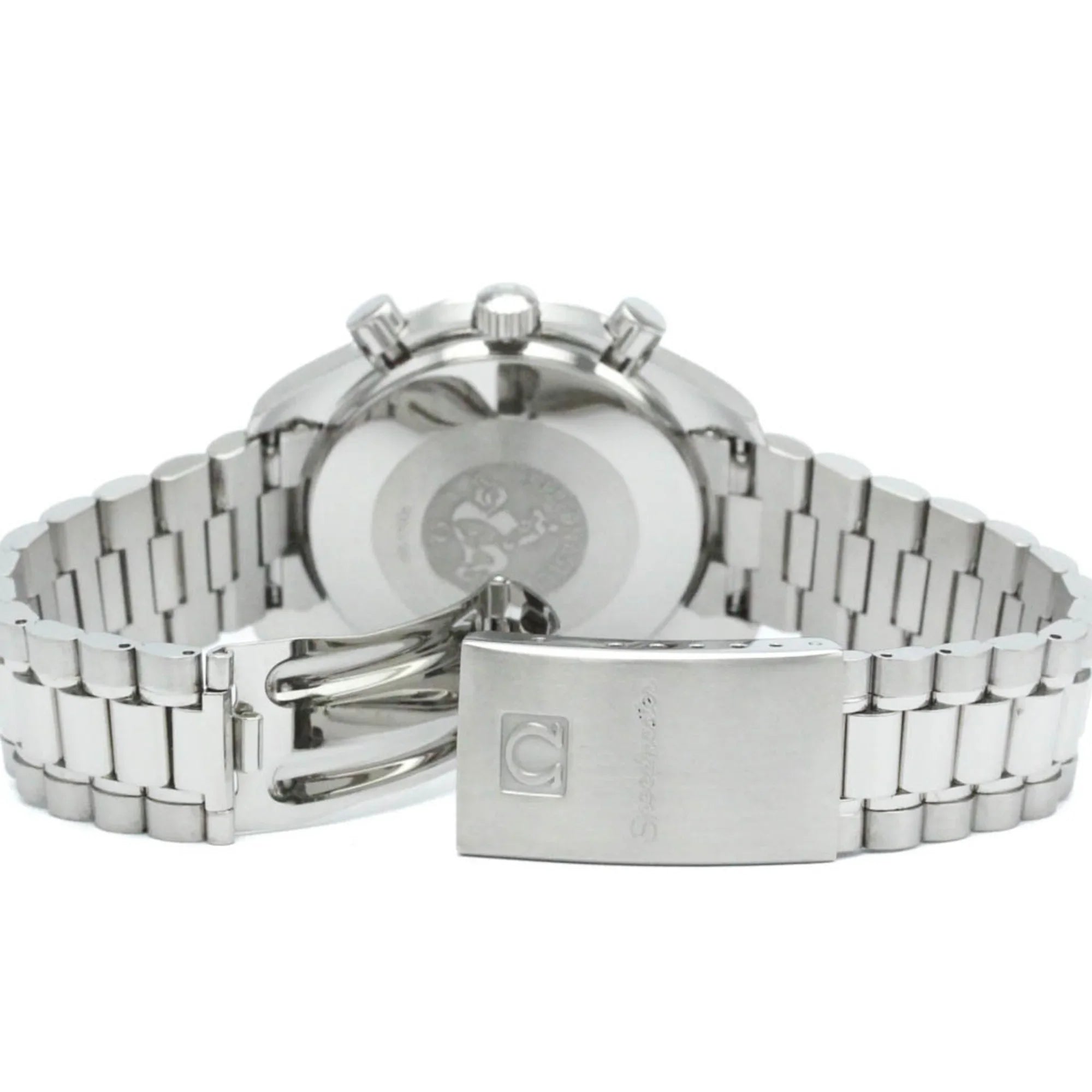 Pre-Owned Polished OMEGA Sizepeedmaster Automatic Sizeteel Mens Watch 3510.50 BF567328 (Good)