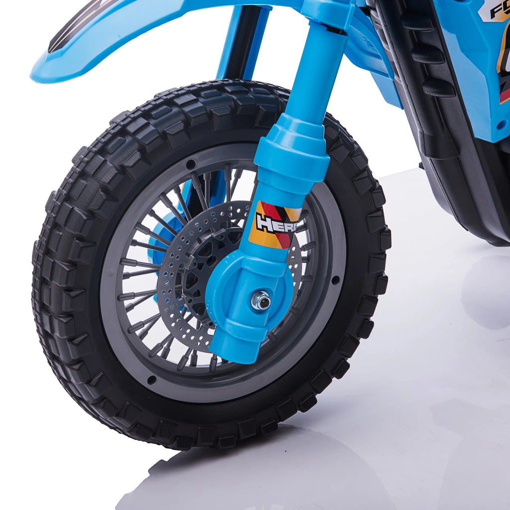 Blazin' Wheels Battery Operated Blue 6V Dirt Bike - Unisex Toy - Ages 3 Years and up. 1.8 Max Mph