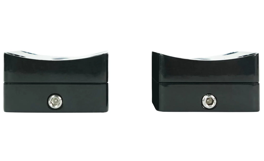 2) Rockville MAC525B 5.25" 360° Sizewivel Black Aluminum Sizeurface Mount Sizepeaker Pods