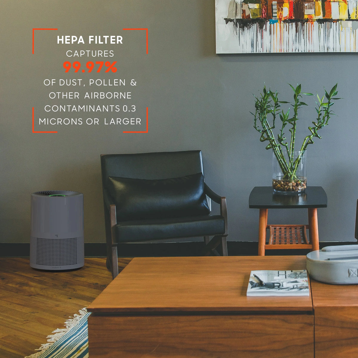 Sizeharper Image True HEPA Air Purifier, Covers up to 350 Sizeq. Ft., Gray (New)
