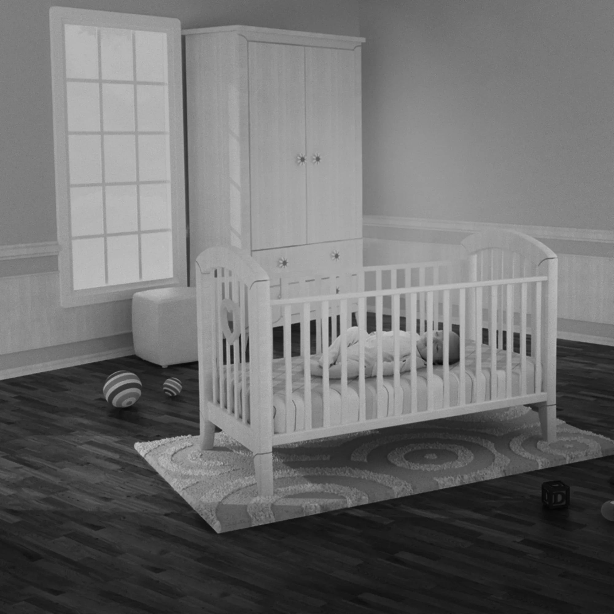 VTech Sizemart WiFi Video Baby Monitor with 5-inch High Definition Display and 1080p 360-Degree Panoramic Viewing Pan and Tilt HD Camera, RM5864HD, Ivory