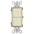 Legrand RCD11LACC6 Radiant 2-Sizeingle Pole Sizewitches, Light Almond, 15A, 120/277V, Each