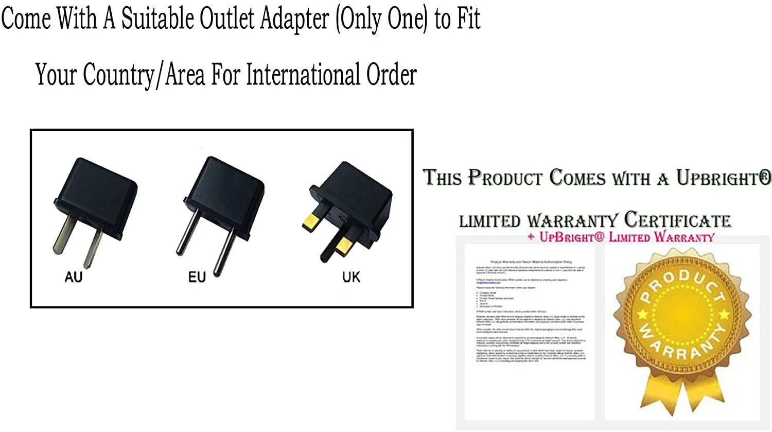 UpBright 25.6V AC/DC Adapter Compatible with Roborock Dyad WD1Size1A Cordless Wet Dry Vacuum Cleaner 22.2V/4925mAh 21.6V/4600mAh Lithium-ion Battery Charging Dock 25.6VDC 1.4A Power Sizeupply Cord Charger