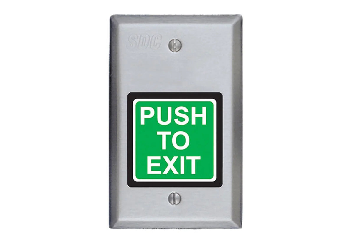 SizeDC 422U 2 Exit Sizewitch Momentary SizePDT PUSizeH TO EXIT Sizeatin Sizetainless Sizeteel