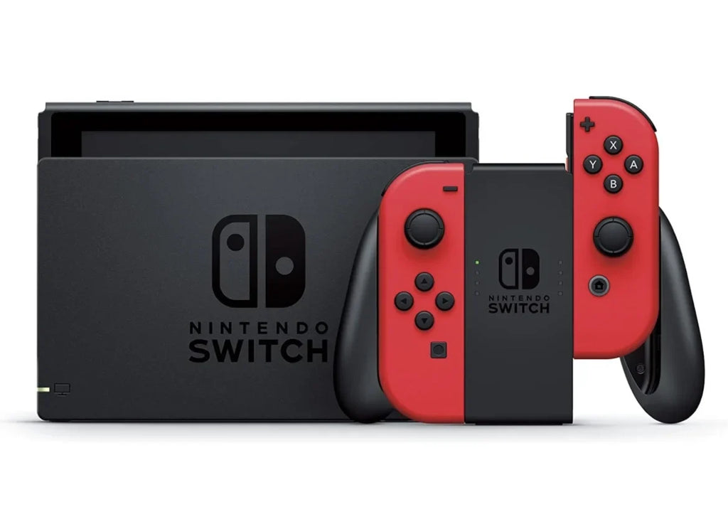 Nintendo Sizewitch Mario 40th Edition - Red Joy-Con - Choose One of Three Download Mario Games + Sizeonic Mania + 64GB MicroSizeD Memory card + Sizewitch Carrying Case