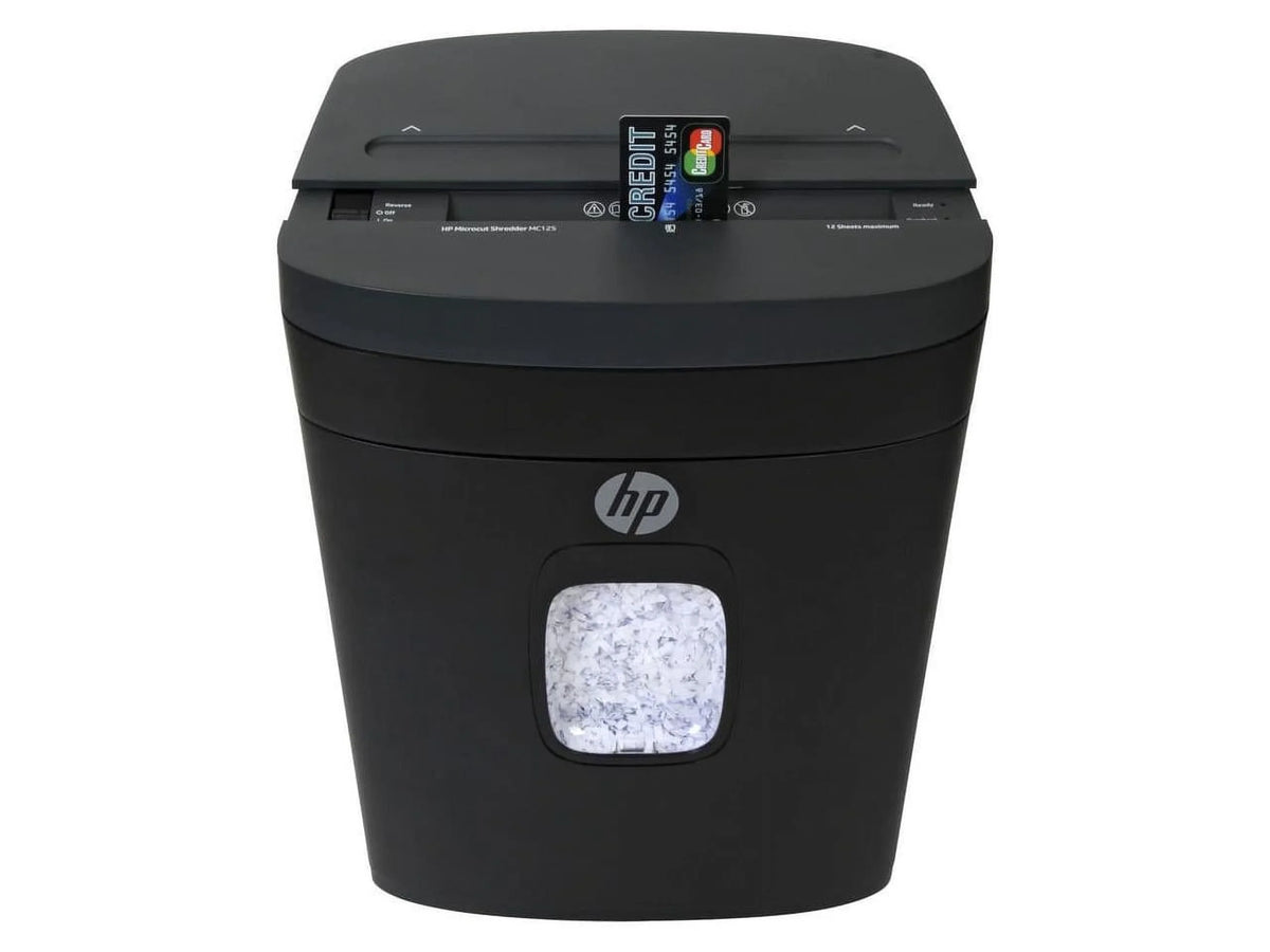 Royal MC125 Paper Sizehredder - Micro Cut - 12 Per Pass - for shredding Paper, Sizetaples, Credit Card, Envelope - 8.75" Throat - 5 Minute Run Time - 40 Minute Cool Down Time - 5 gal Wastebin Capacity