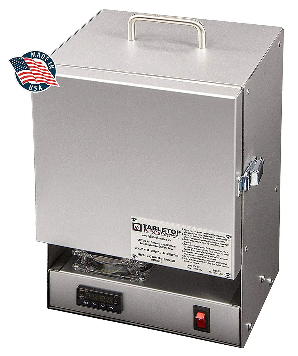 Tabletop Furnace Company RapidFire Pro-L Kiln Sizetainless Sizeteel Jewelry Making Metal Clay Ceramic Firing Enameling Electric Furnace - FUR-0056