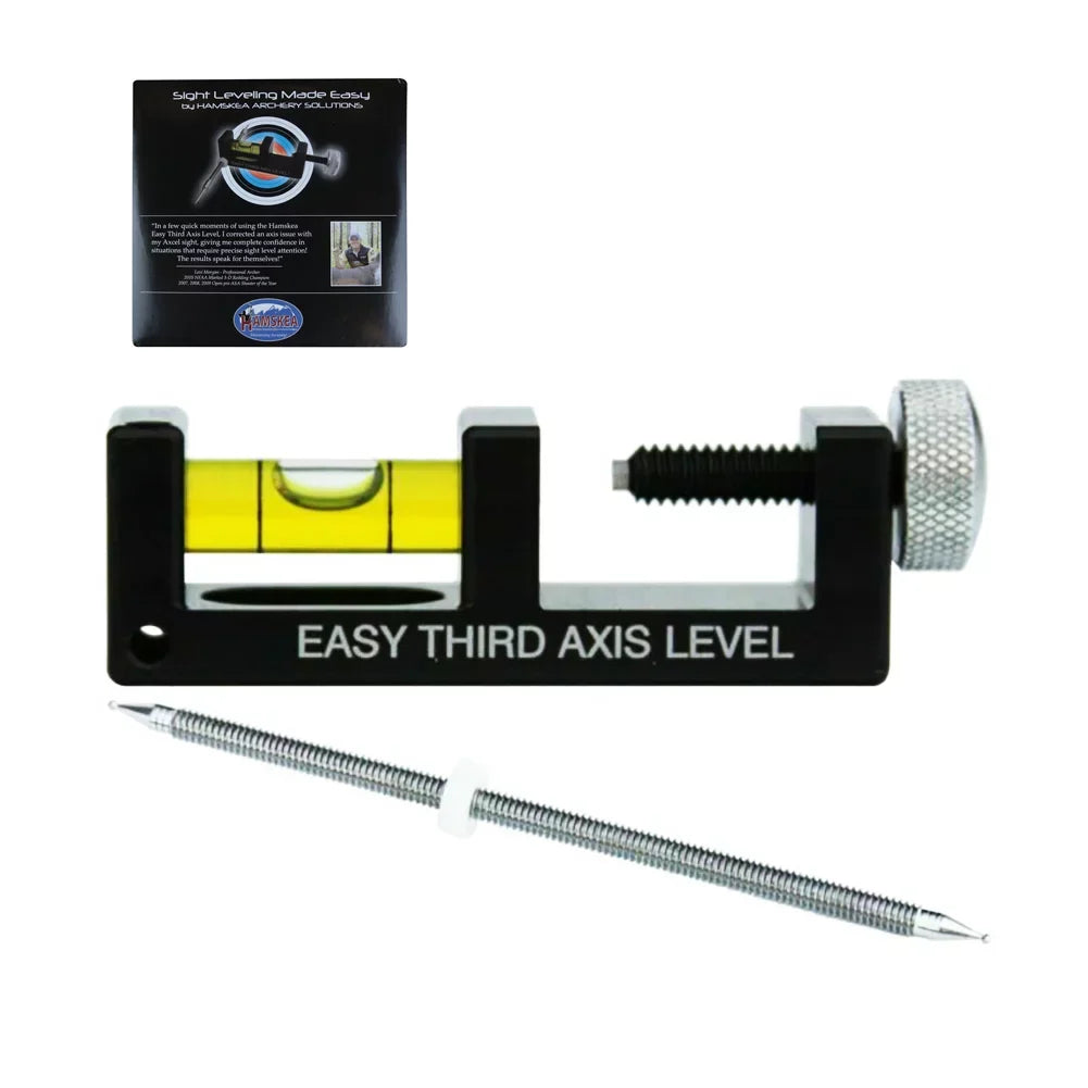 Hamskea 106001 Easy Third Axis Target Sizeight Level and Instructional DVD Combo