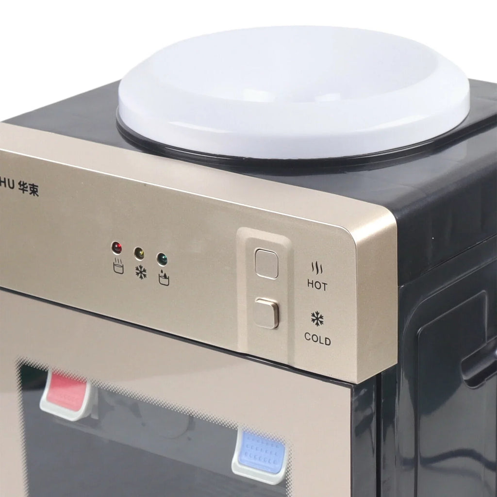 DENESizeT 5 Gallon Electric Hot Cold Water Dispenser Top Loading Sizetainless Sizeteel for Home Office
