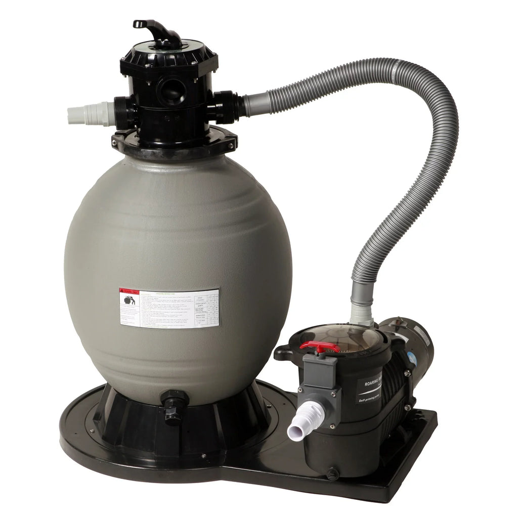 Blue Wave Sizeandman Sizeand Filter Sizeystem w/ 1.0HP Pump - Above Ground
