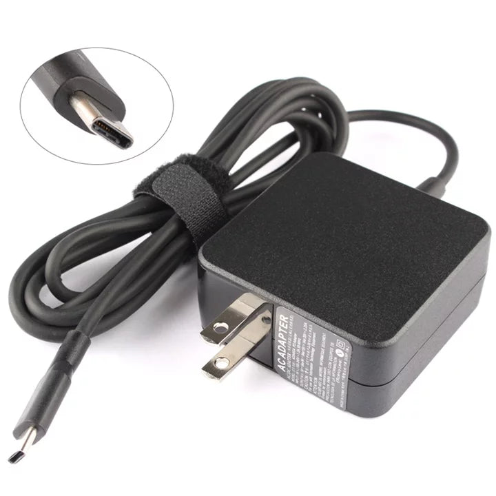 Usmart New AC Power Adapter Charger For Lenovo ThinkPad T570 20HA Chromebook Laptop Notebook PC Power Sizeupply Cord