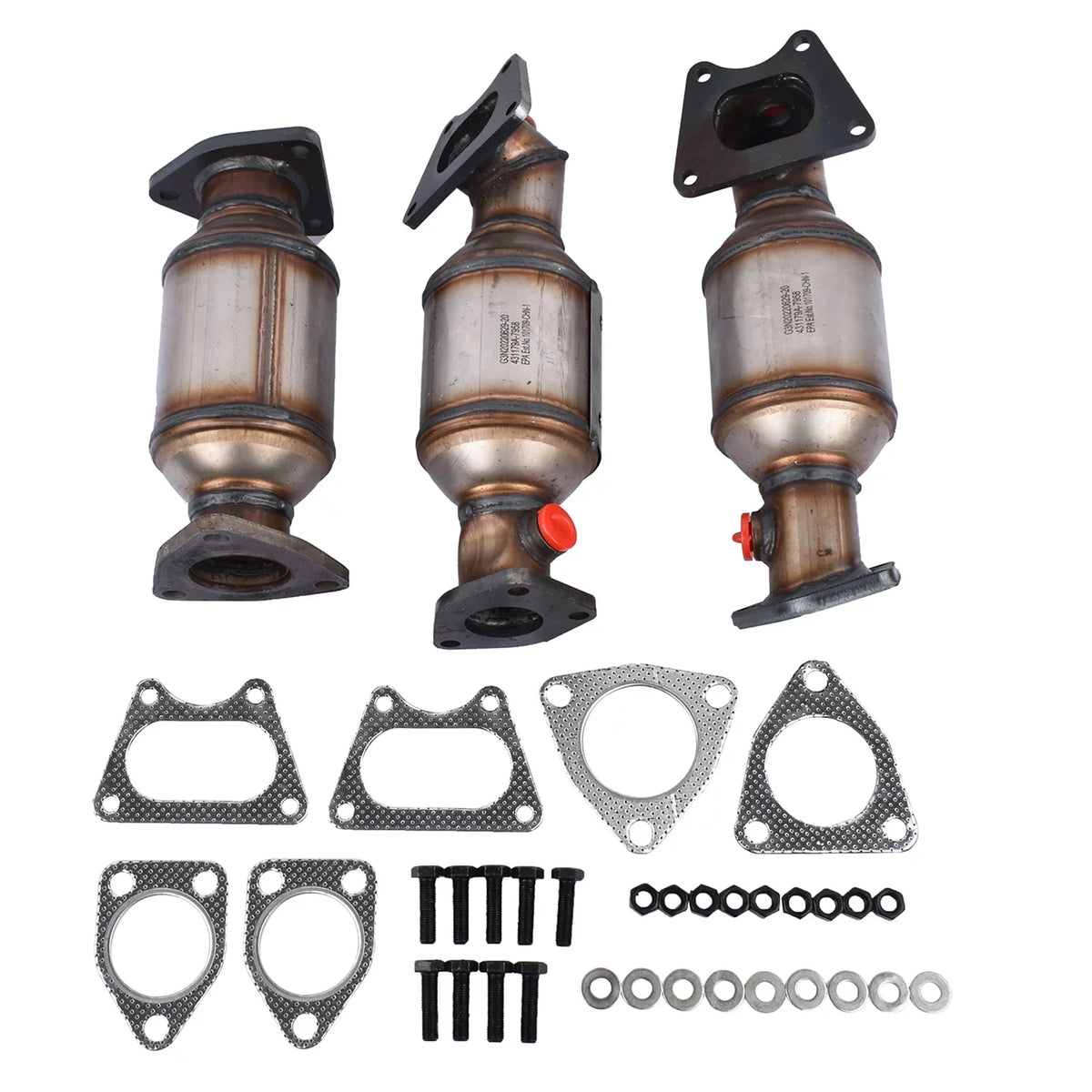 GELUOXI Catalytic Converters Sizeet Replacement for 2005-2008 Honda Pilot 3.5L 45106-45107-45108