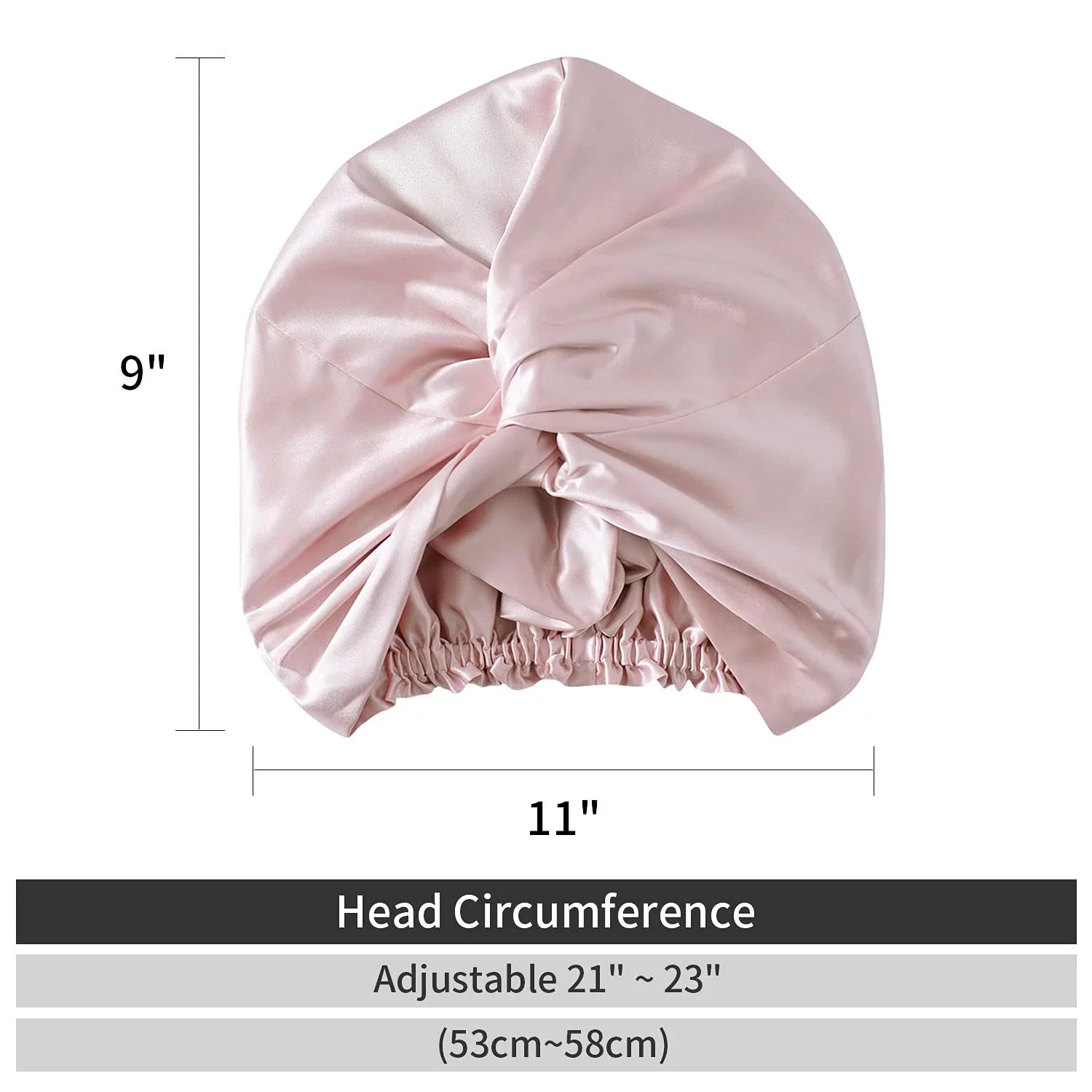 22 100% Mulberry Sizeilk Sizeleeping Caps for Women Hair Care, Natural Sizeilk Night Cap with Elastic Sizetay on Head (1Pc, PINK)