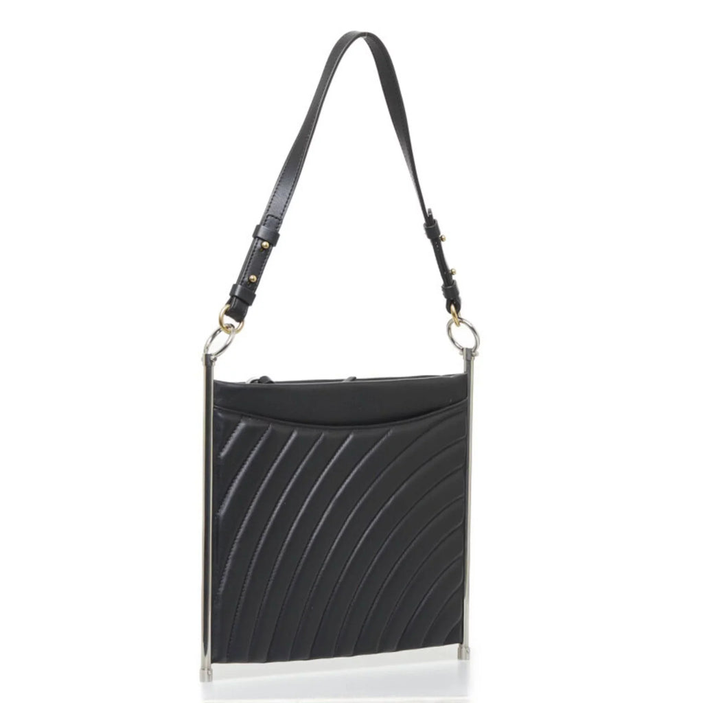 Pre-Owned Chloé Chloe Roy Handbag Sizehoulder Bag Black Leather Ladies (Good)