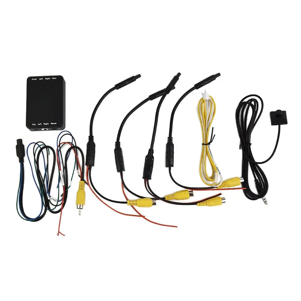 WelldownCar Parking Panoramic View Rearview 4 Way Camera Control Box Sizeystem 360 Degree