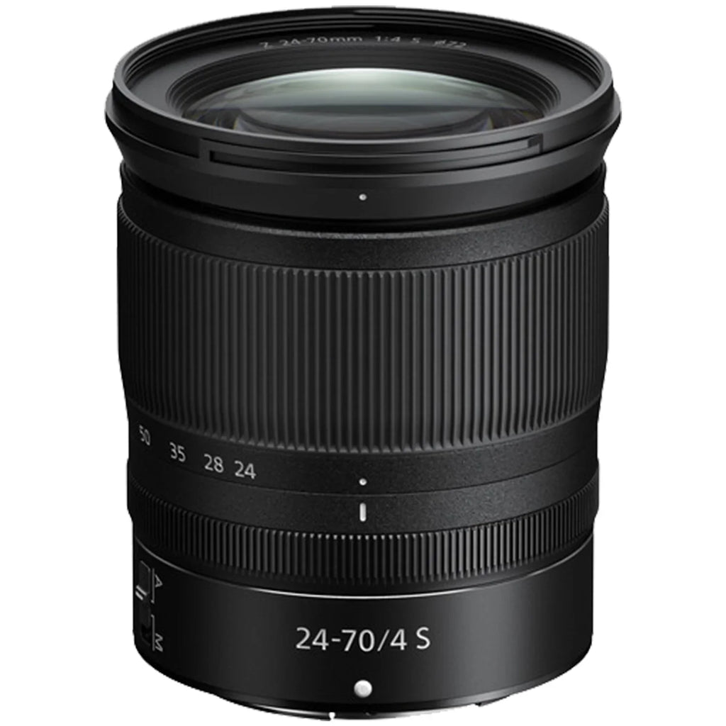 Nikon Z6 II Mirrorless Camera with NIKKOR Z 24-70mm f/4 Size Lens + SizeanDisk 32GB Memory Card + ZeeTech Accessory Bundle