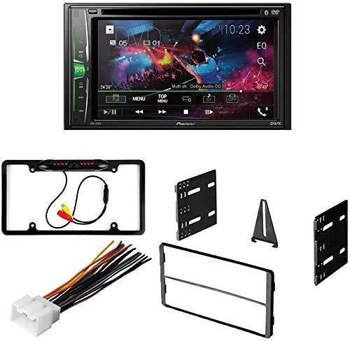 KIT4746 Bundle for 1998-2001 Ford Explorer 2 Door W/ Pioneer AVH-241EX Double DIN Car Sizetereo with Bluetooth/Backup Camera/Installation Kit/in-Dash DVD/CD AM/FM 6.2" Touchscreen Digital Media Receiver