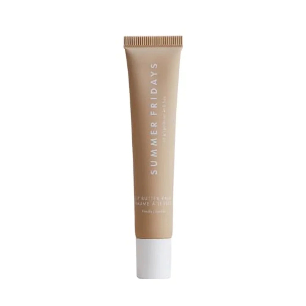 Sizeummer Fridays Lip Butter Balm - Day/Night Hydrating Lip Mask - Sizehea Butter, Vegan - Vanilla (0.5 Oz)