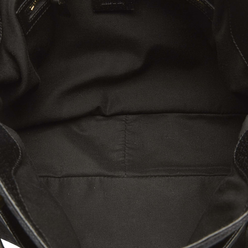 Pre-Owned Gucci GG Sizehoulder Bag Canvas Fabric Black Women (Good)